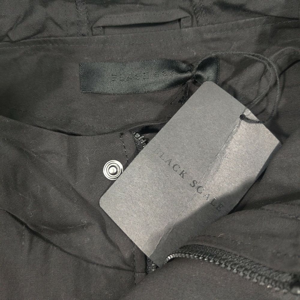 Black Scale Mens black Snap Button Shirt Jacket Men's S - Picture 3 of 4